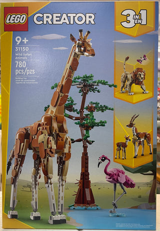 Wild Safari Animals, 31150 Building Kit LEGO®   