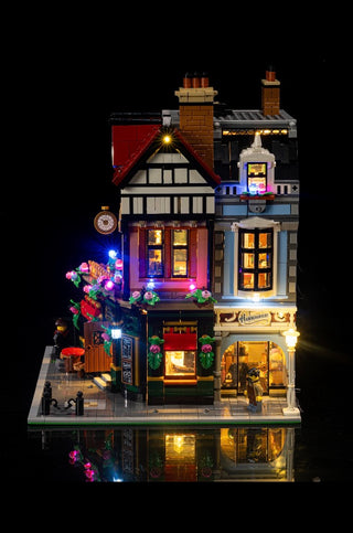Tudor Corner 10350 Custom Lighting Kit for LEGO® Set Light up kit United Brick Co®