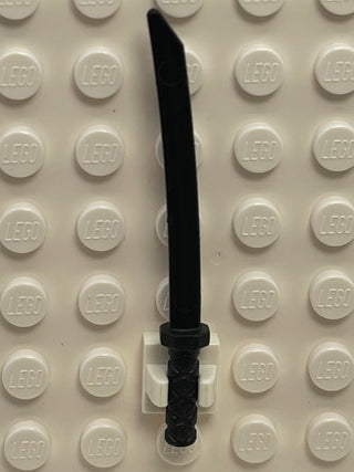 Sword Katana Octagonal Guard Accessories LEGO® Black  