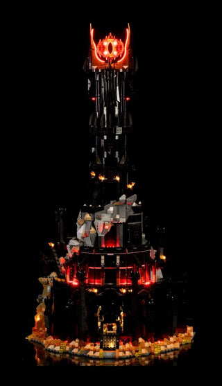 The Lord of the Rings Barad-dur 10333 Custom Lighting Kit for LEGO® Set Light up kit United Brick Co®