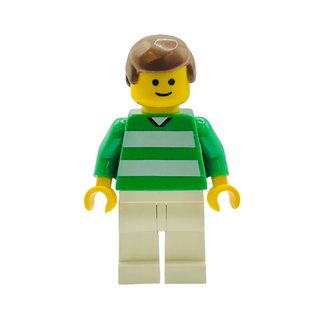 Soccer Player - Green and White Team, soc092 Minifigure LEGO®