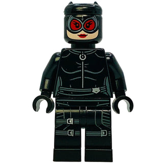 Catwoman - Black Suit and Mask, Red Lenses, Leg Straps, sh1089 - LEGO® Batman™ Minifigure Minifigure LEGO®