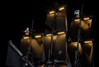 Captain Jack Sparrow's Pirate Ship 10365 Custom Lighting Kit for LEGO® Set Light up kit United Brick Co®