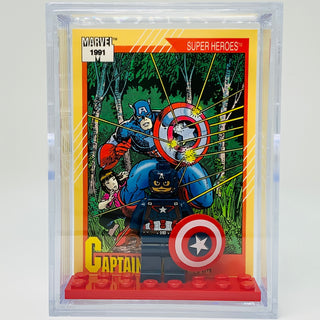 Captain America with Trading Card & Collector’s Case Minifigure LEGO® Card 4