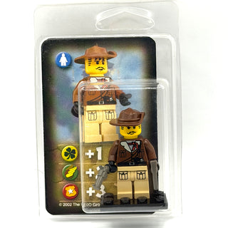 Johnny Thunder w/ Collectors Card & Display - LEGO® Adventurers Minifigure