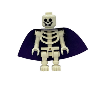 Skeleton - Standard Skull, Bent Arms Vertical Grip, Holographic Cape (Kildar the Wizard), idea188 Minifigure LEGO®   