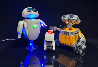 Wall-E and Eve 43279 Custom Lighting Kit for LEGO® Set Light up kit United Brick Co®
