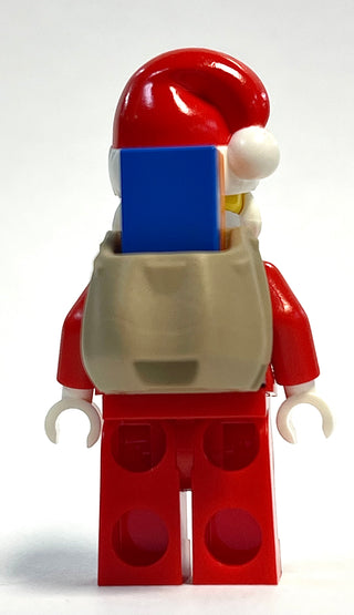 Santa, Red Legs, Fur Lined Jacket with Button, Glasses, hol110 Minifigure LEGO®   