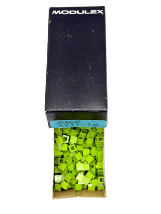 Modulex Set 1111-14 MX Pastel Green 1x1 Bricks x200 1975-1981