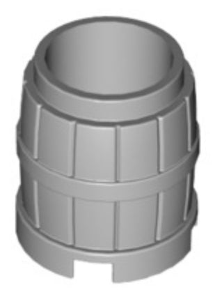 Container, Barrel 2x2x2, Part# 2489 Part LEGO® Dark Bluish Gray  