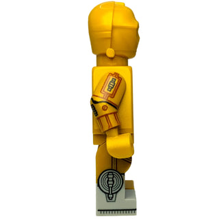 C-3PO - Molded Light Bluish Gray Right Foot, Printed Arms, sw1209 Minifigure LEGO®