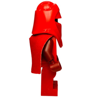 Imperial Royal Guard - Dark Red Arms and Hands, Torso Creases on Front and Back, Very Short Spongy Cape, sw1509 - LEGO® Star Wars Minifigure