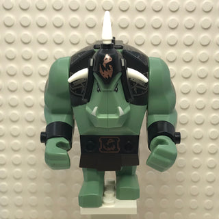 Fantasy Era, Troll, Sand Green with Black Armor, cas424 Minifigure LEGO®   