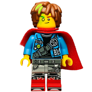Mateo - Dark Azure Jacket, Red Cape, drm084 - LEGO® DREAMZzz Minifigure Minifigure LEGO®