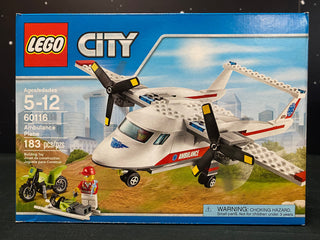 Ambulance Plane, 60116 LEGO® City Set Building Kit LEGO®
