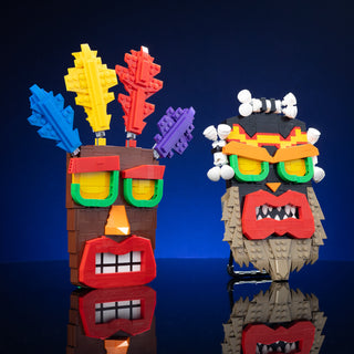 Life-Sized Aku Aku Mask Artifact/Item Bricker Builds