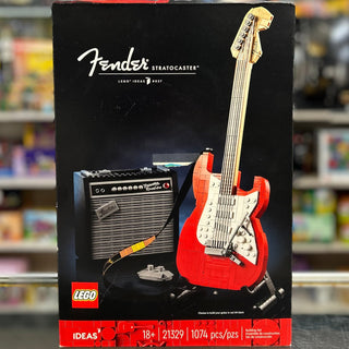Fender Stratocaster, 21329 - LEGO® Ideas Set Building Kit LEGO® New Sealed