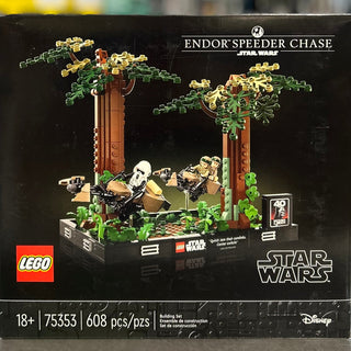 Endor Speeder Chase Diorama, 75353 - LEGO® Star Wars Set Building Kit LEGO®