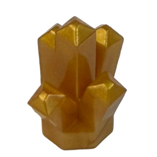 Rock 1x1 Crystal 5 Point Part# 52 Part LEGO® Pearl Gold