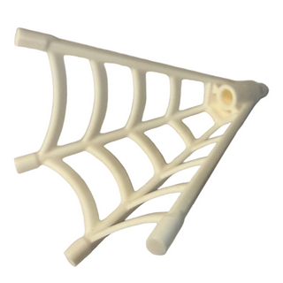 Minifigure, Weapon Spider Web Half-Cone Shaped, Part# 25895 Part LEGO® White