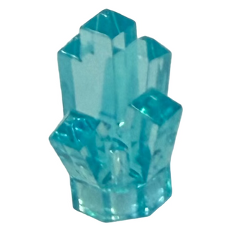 Rock 1x1 Crystal 5 Point Part# 52 Part LEGO® Trans-Light Blue