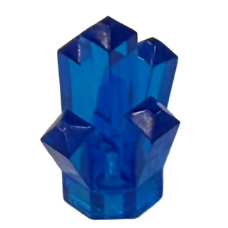 Rock 1x1 Crystal 5 Point Part# 52 Part LEGO® Trans-Dark Blue