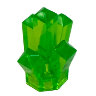 Rock 1x1 Crystal 5 Point Part# 52 Part LEGO® Trans-Bright Green