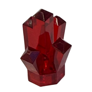 Rock 1x1 Crystal 5 Point Part# 52 Part LEGO® Trans-Red