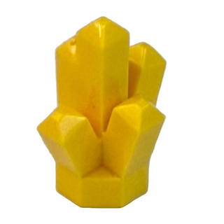 Rock 1x1 Crystal 5 Point Part# 52 Part LEGO® Yellow