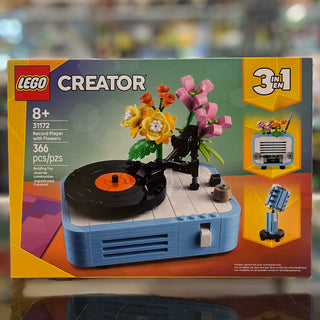 Record Player with Flowers, 31172 Building Kit LEGO® New Sealed