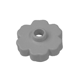 Plant Brick Rounded Flower Open Stud, Part# 4728 Part LEGO® White