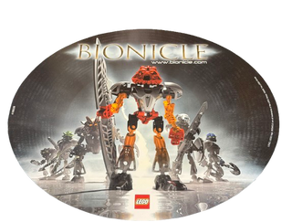 Cardboard Display - BIONICLE Toa Nuva Cardboard Display United Brick Co®