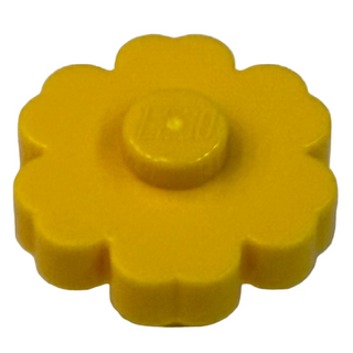 Plant Brick Round Flower Solid Stud, Part# 98262 Part LEGO® Yellow