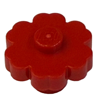 Plant Brick Round Flower Solid Stud, Part# 98262 Part LEGO® Red