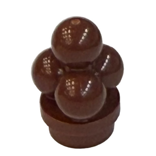 Ice Cream Scoops, Part# 6254 Part LEGO® Reddish Brown