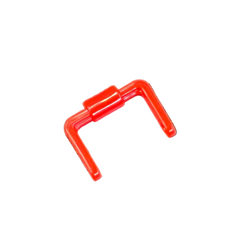 Minifigure Utensil, Bucket 1x1x1 Handle/Scooter Stand, Part# 95344 Part LEGO® Red