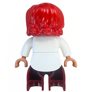 Duplo Figure Lego Ville, Female, White Top with Watermelon Pattern, 47394pb226 Minifigure LEGO®