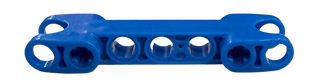 Technic, Axle and Pin Connector 2 x 7 with 2 Ball Joint Sockets, Rounded Ends, Part# 50898 Part LEGO® Blue Like New