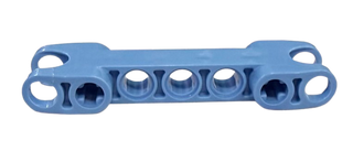 Technic, Axle and Pin Connector 2 x 7 with 2 Ball Joint Sockets, Rounded Ends, Part# 50898 Part LEGO® Medium Blue Like New