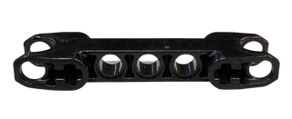 Technic, Axle and Pin Connector 2 x 7 with 2 Ball Joint Sockets, Squared Ends, Open Side Axle Holes, Part# 89651 Part LEGO® Black Like New