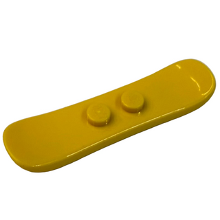 Minifigure, Utensil Snowboard Small, Part# 18746 Part LEGO® Yellow