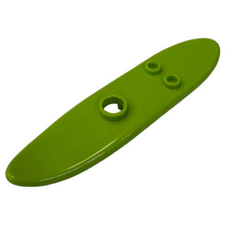 Minifigure, Utensil Surfboard Long, Part# 6075 Part LEGO® Lime