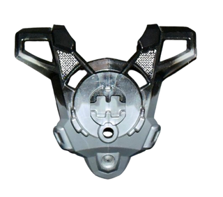 Hero Factory Chest Armor with Trapezoid Shoulders and Black Top Pattern, Part# 92201pb01 Part LEGO®