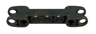Technic, Axle and Pin Connector 2 x 7 with 2 Ball Joint Sockets, Rounded Ends, Part# 50898 Part LEGO® Pearl Dark Gray Like New