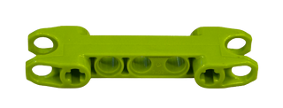 Technic, Axle and Pin Connector 2x7 with 2 Ball Joint Sockets, Squared Ends, Closed Side Axle Holes, Part# 61054 Part LEGO® Lime Like New