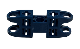 Technic, Axle and Pin Connector 2 x 5 with 2 Ball Joint Sockets, Open Sides, Part# 47296 Part LEGO® Dark Blue Like New