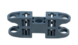 Technic, Axle and Pin Connector 2 x 5 with 2 Ball Joint Sockets, Open Sides, Part# 47296 Part LEGO® Sand Blue Like New