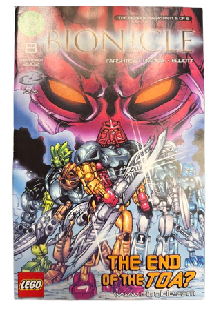 Bionicle Comics Books LEGO® Bionicle #8 September 2002 The End Of The Toa? [biocom08]