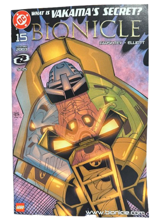 Bionicle Comics Books LEGO® Bionicle #15 November 2003 What Is Vakama's Secret? [biocom15]