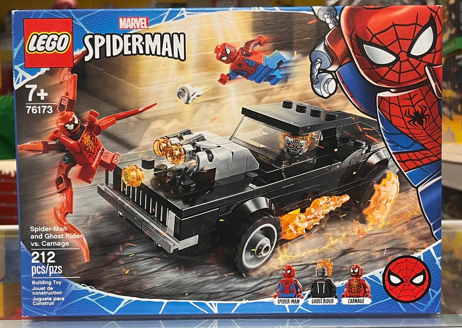 LEGO Marvel Spider-Man - Spider-Man y el Motorista Fantasma vs. Carnage + 7  años - 76173